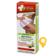 Бальзам Арніка і кінський каштан Чергова аптека Еколла 30 г Біокон МНВО (Україна)