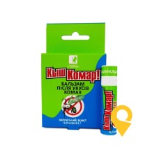 Бальзам після укусів Киш комар ролик 6 мл Красота та Здоров'я (Україна)