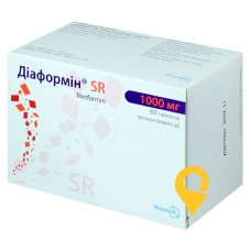 Діаформін SR табл. пролонг. 1000 мг №60 Фармак (Україна)