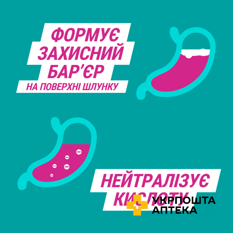 ГАВІСКОН® ПОДВІЙНОЇ ДІЇ, таблетки жувальні, 24 шт, симптоматичне лікування печії та розладів травлення (рефлюкс) Реккітт Бенкізер Хелскер (Великобританія)