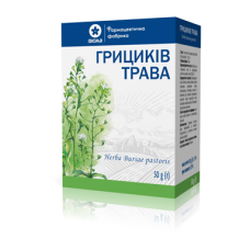 Грициків трава по 50 г у пачках з внутрішнім пакетом Віола (Україна)