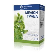 Меліси трава по 50 г у пачках з внутрішнім пакетом Віола (Україна)