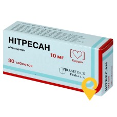 Нітресан табл. 10 мг №30 Про.Мед.ЦС Прага (Чеська Республіка)
