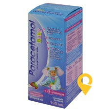 Парацетамол бебі сусп. орал. 120 мг/5 мл 100.мл Здоров'я ФК (Україна)