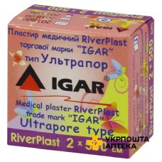 Пластир Ріверпласт Ігар 2 см * 500 см, Ультрапор (на неткан. осн.) Changzhou Nanfang MAF (Китай)