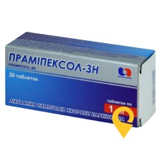 Праміпексол табл. 1 мг №30 Здоров'я народу (Україна)