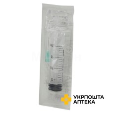 Шприц трикомпонентний Ігар 20 мл, з голкою 0,8 * 38 мм Shandong Zibo Shanchuan Medical Instrument (Китай)