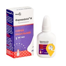 Фармазолін Н спрей назал. 0,1 % 15.мл Фармак (Україна)