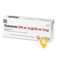 Левоком табл. 250 мг + 25 мг №30 Фарма Старт (Україна)