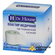 Лейкопластир H Др. Хаус 4 см * 500 см, на ткан. осн. Jiangsu Nanfang Medical Co., Ltd (Китай)