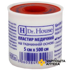 Лейкопластир H Др. Хаус 5 см * 500 см, на ткан. основі Jiangsu Nanfang Medical Co., Ltd (Китай)