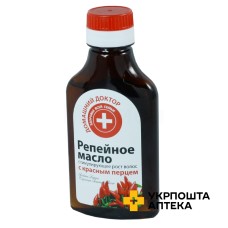 Олія реп'яхова The Doctor Health & Care 100 мл, з червоним перцем Ельфа ФФ (Україна)