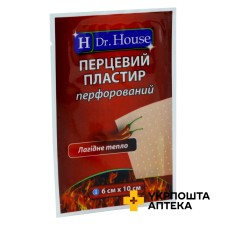 Пластир перцевий H Др. Хаус 6 см * 10 см, перфор. Jiangsu Nanfang Medical Co., Ltd (Китай)