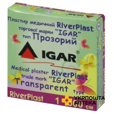 Пластир Ріверпласт Ігар 1 см * 500 см, п/е, прозор. Ігар (Україна)
