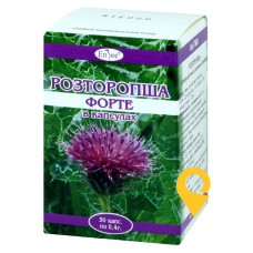 Розторопша форте капс. 0,22 г №30 Красота та Здоров'я (Україна)
