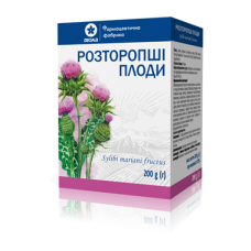 Розторопші плоди по 100 г у пачках з внутрішнім пакетом Віола (Україна)