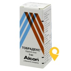 Тобрадекс крап. очні 5.мл Алкон-Куврьор (Бельгія)