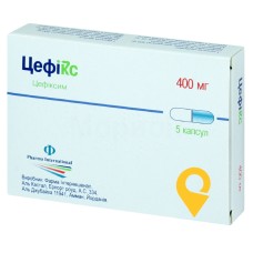 Цефікс капс. 400 мг №5 Фарма Інтернешенал (Йорданія)