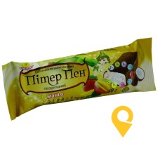 Батончик Пітер Пен 40 г, манго, в глазурі, вітамін., смак тропіч. фруктів Вітапак (Україна)