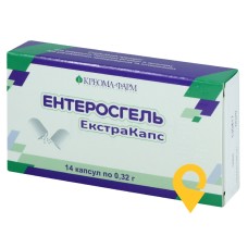 Ентеросгель екстракапс капс. 0,32 г №14 КРЕОМА-ФАРМ (Україна)