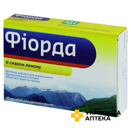 Фіорда пастилки д/розсмокт. лимон №30 Фітофарм Кленка (Польща)