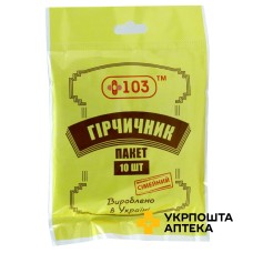 Гірчичник-пакет +103 сімейний №10 Калина Медична Виробнича Компанія (Україна)