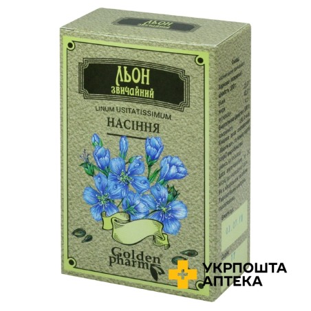 Льону насіння 100 г Голден-Фарм (Україна)