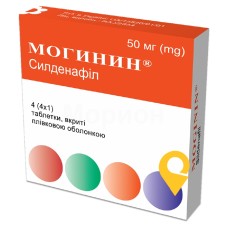 Могинин табл. 50 мг №4 Кусум Хелтхкер (Індія)