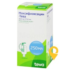 Моксифлоксацин р-н д/інф 1,6 мг/мл 250.мл Фарматен (Греція)