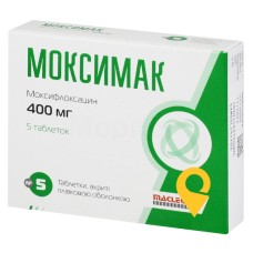 Моксимак табл. 400 мг №5 Маклеодс Фармасьютикалс (Індія)