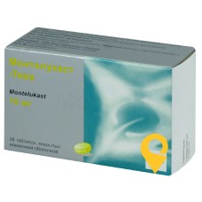 Монтелукаст табл. 10 мг №28 Тева Оперейшнз Поланд (Польща)