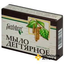Мило Дігтярне 70 г, дігтярне Голден-Фарм (Україна)