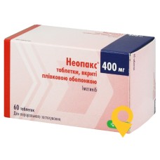 Неопакс табл. 400 мг №60 КРКА (Словенія)