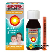 Нурофєн для дітей форте сусп. орал. 200 мг/5 мл 100.мл зі смаком апельсину Реккітт Бенкізер Хелскер (ЮКей) (Великобританія)