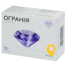 Огранія капс. 300 мг №30 Фармак (Україна)