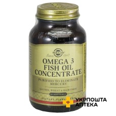 Омега-3 Концентрат риб'ячого жиру Solgar капс. №60 Солгар Вітамін енд Херб (США)
