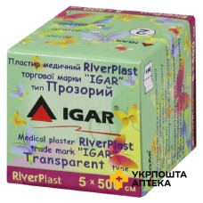 Пластир Ріверпласт Ігар 5 см * 500 см, полімер., прозор. Ігар (Україна)