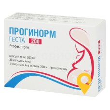 Прогинорм геста капс. м'які 200 мг №30 Лаб. Леон Фарма (Іспанія)