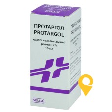 Протаргол крап. очні/вушн. 2 % 10.мл Лабораторіо Хіміко Фармачеутіко А. Селла (Італія)