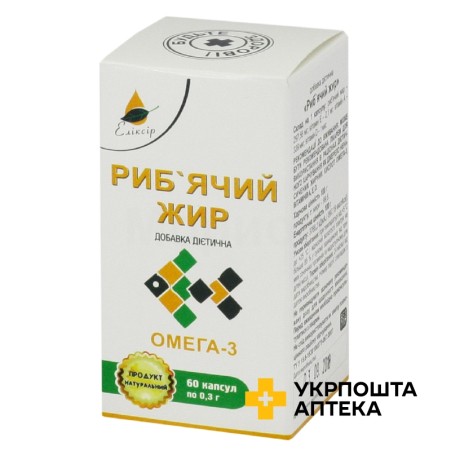 Риб'ячий жир капс. №60 Екосвіт Ойл (Україна)