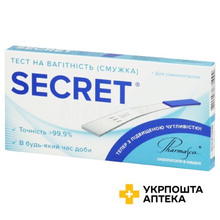 Тест на вагітність Секрет смужка Hangzhou Biotest Biotech (Китай)