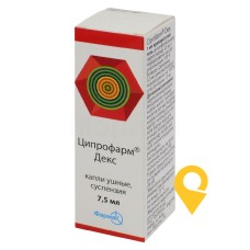 Ципрофарм декс крап. вушн. 7.5мл Фармак (Україна)