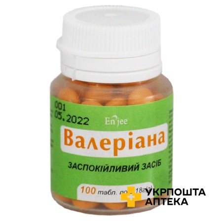 Валеріана табл. 180 мг фл. №100 Красота та Здоров'я (Україна)