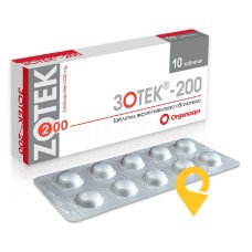 Зотек табл. 200 мг №10 Евертоджен Лайф Саєнсиз (Індія)