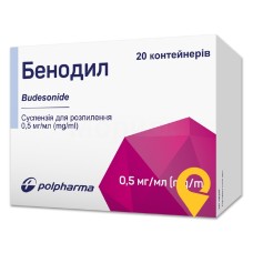 Беноділ сусп. д/інг. 0,5 мг/мл 2.мл №20 GENETIC S.P.A. (Італія)