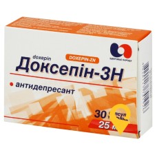 Доксепін капс. тверд. 25 мг №30 Здоров'я народу (Україна)
