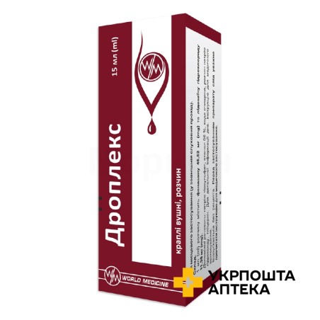 Дроплекс крап. вушн. 15.мл World Medicine Ilac San. Ve Tic. A.S. (Туреччина)