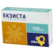 Екзиста капс. 150 мг №28 Адамед Фарма (Польща)