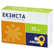 Екзиста капс. 75 мг №56 Адамед Фарма (Польща)