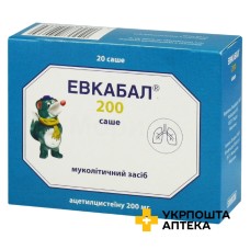 Евкабал 200 саше порошок д/ор. р-ну 200 мг/3 г №20 Еспарма (Німеччина)